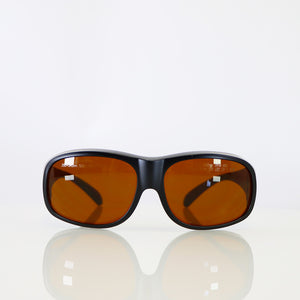 Laser Operator Eyewear Safety Glasses 200-540nm OD6+ 900-1070nm LB5 Orange Lens