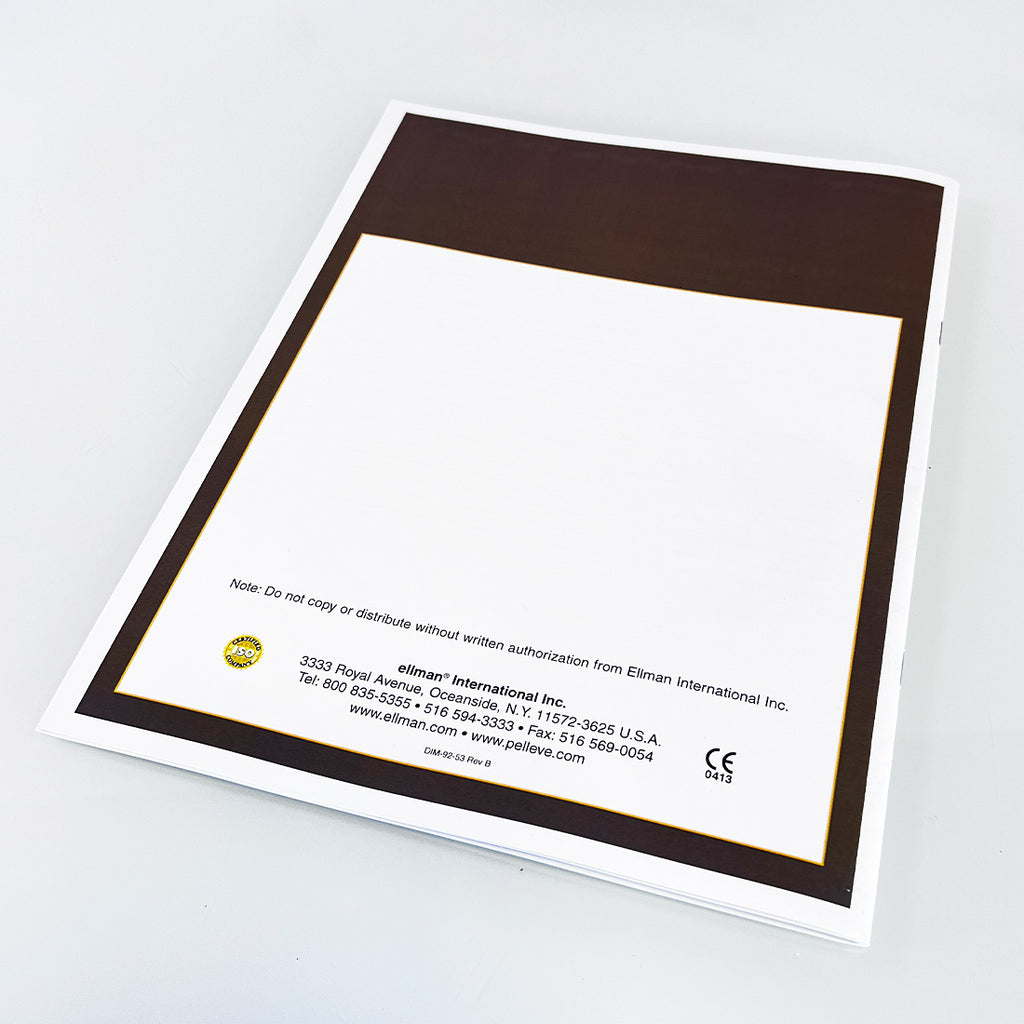 2011 Ellman Pelleve S5-IEC RF Operator Instruction Manual DIM-92-53 REV B