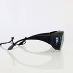 Cocoons Eye Protection Safety Glasses Blue Lens Black Frame C300F Eyewear