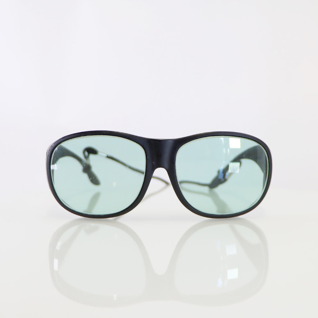 Cocoons Eye Protection Safety Glasses Blue Lens Black Frame C300F Eyewear