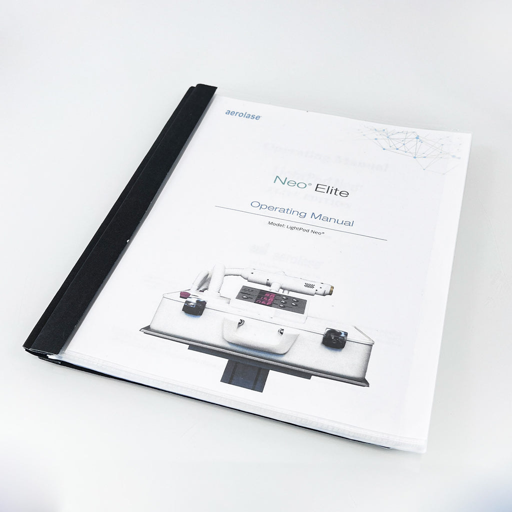 Aerolase LightPod Neo Elite Operating Manual MicroPulse 1064-XT User Guide