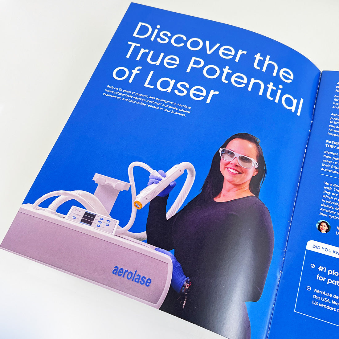 Aerolase Neo Elite Improve Skin Concerns Office Marketing Before After Photos Tri-Fold