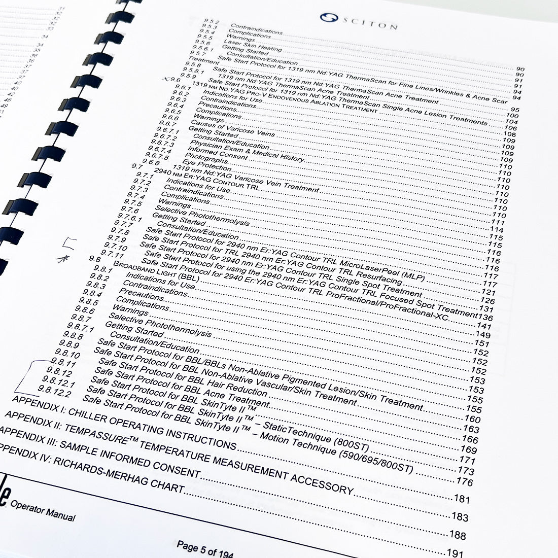 Sciton Joule Laser Operator User Manual Instruction Guide Book 194 Pages
