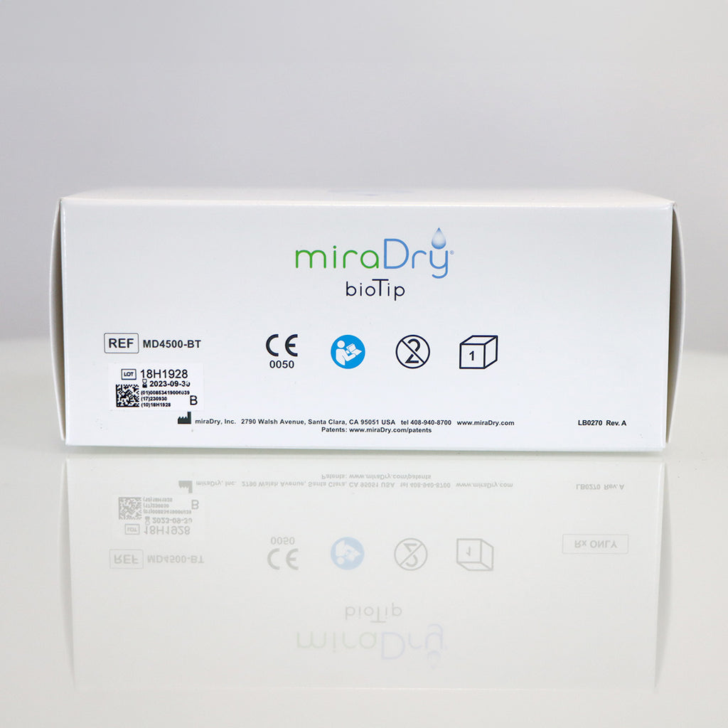 Miramarlabs miraDry bioTip Hyperhidrosis Reduction Bio Tip MD4500-BT EXP 09-2023