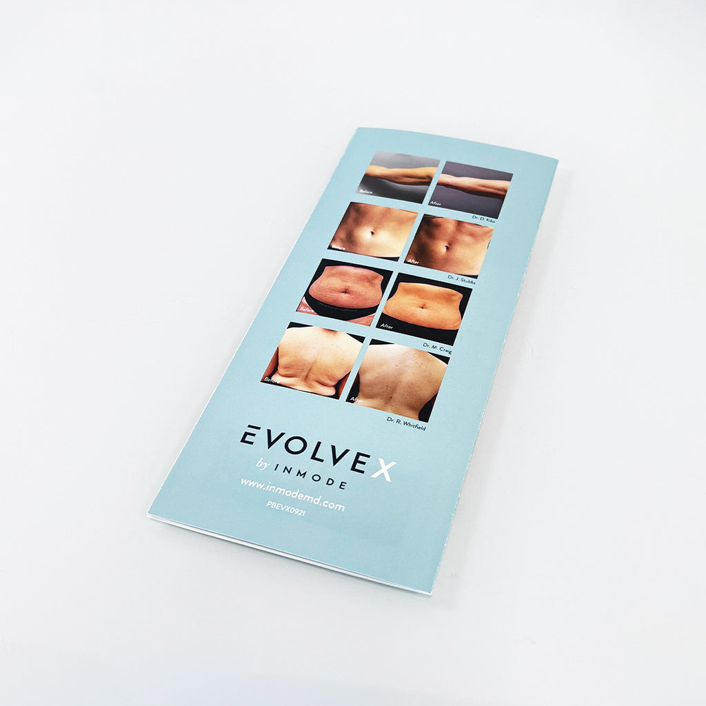 InMode EvolveX Total Body Transforming Treatment Marketing Evolve X Pamphlet x12