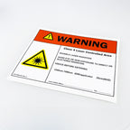 Laser Warning Safety Sticker Danger Sign Class 4 1040nm 1064 1080 Nd YAG