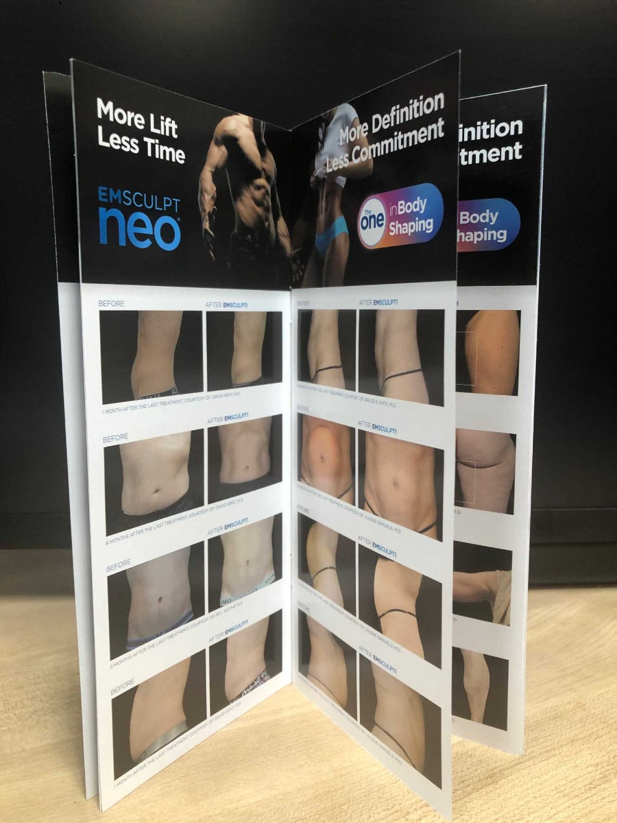 BTL EMSculpt NEO The One in Body Shaping Pamphlets Office Marketing 20-Pack