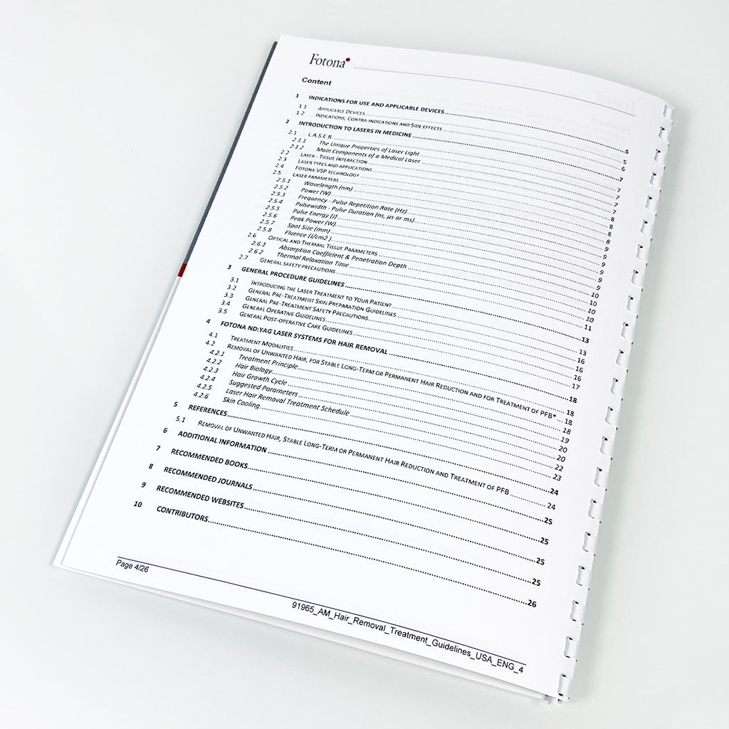 Fotona Nd YAG Laser APPLICATIONS MANUAL XP Max Dynamis SP XP Spectro Focus QX
