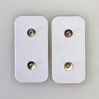 ECG Rectangle Duo Snap Electrode Monitoring Adhesive Backing Medical Use 30-Pack