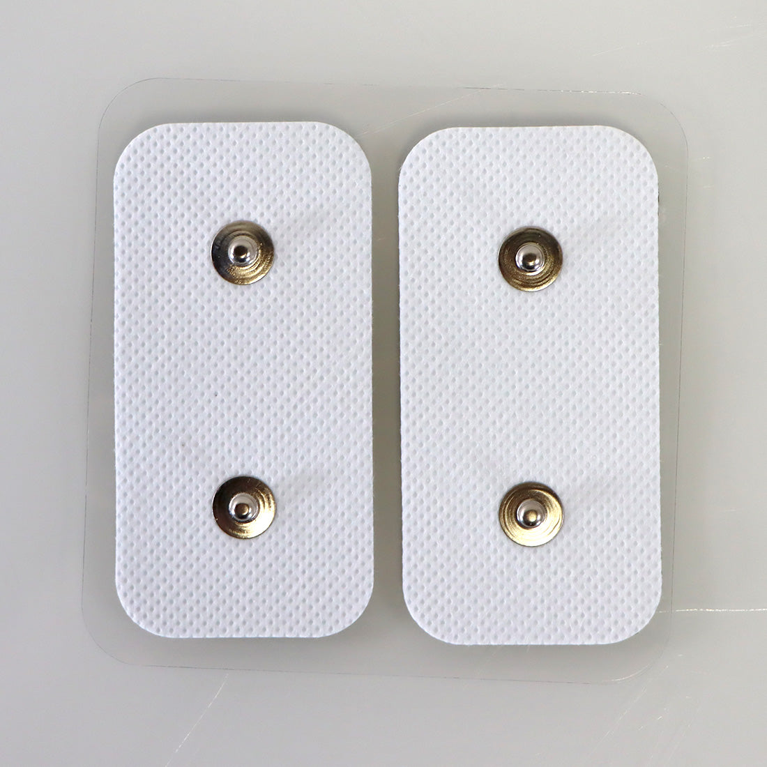 ECG Rectangle Duo Snap Electrode Monitoring Adhesive Backing Medical Use 30-Pack