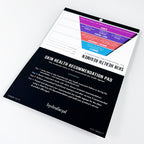 Edge Hydrafacial Patient SKIN HEALTH RECOMMENDATION PAD Regimen Form 20+ Sheets