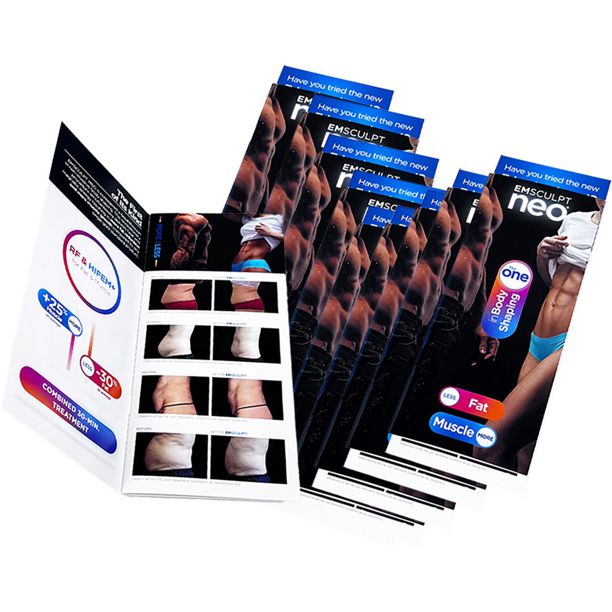BTL EMSculpt Neo The One in Body Shaping Edge Marketing Pamphlets ENUS104 10-pk