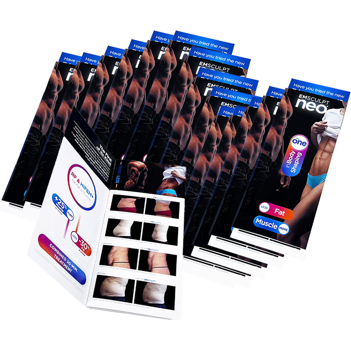 BTL EMSculpt Neo The One in Body Shaping Edge Marketing Pamphlets ENUS104 15-pk