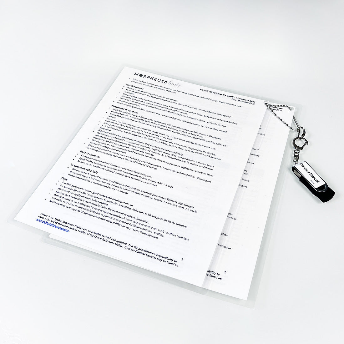 InMode Morpheus8 Operator User Instruction Manual USB Reference Treatment Guide