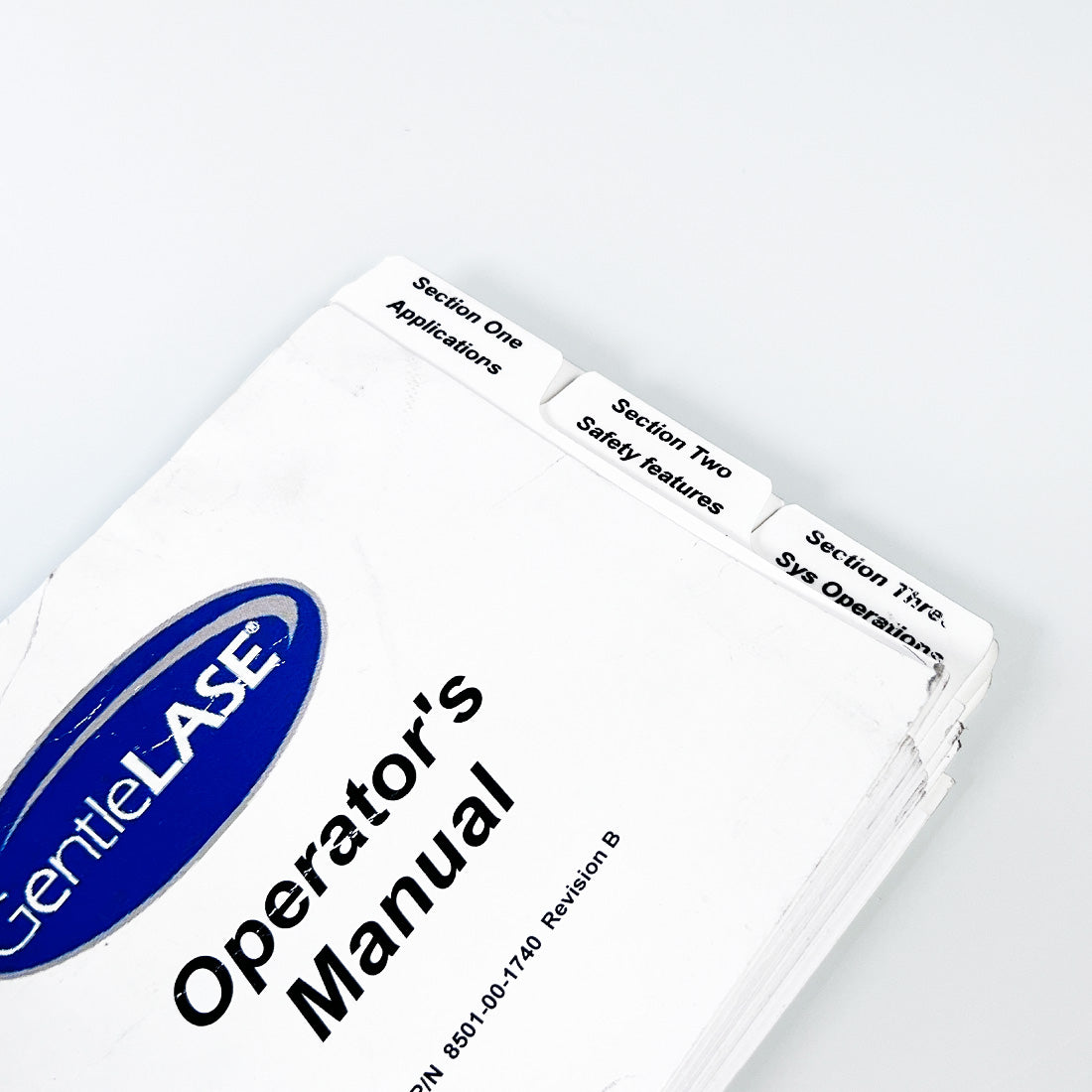 Candela GentleLASE Operator Manual User Operation Guide Calibration 8501-00-1740-11