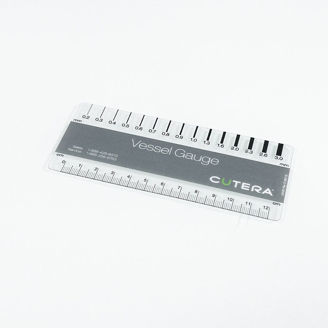 Cutera ExcelV Xeo Vascular Laser Clear Plastic Vessel Gauge Large Excel V DO420