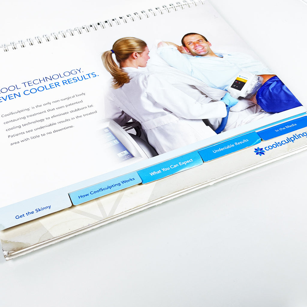 Zeltiq CoolSculpting THE COOL WAY Office Clinic Display Stand Patient Marketing
