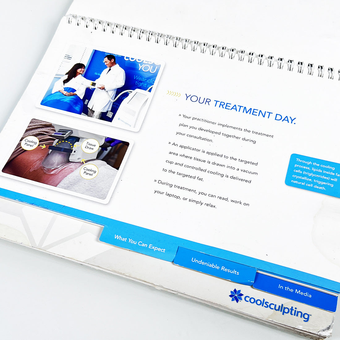 Zeltiq CoolSculpting THE COOL WAY Office Clinic Display Stand Patient Marketing