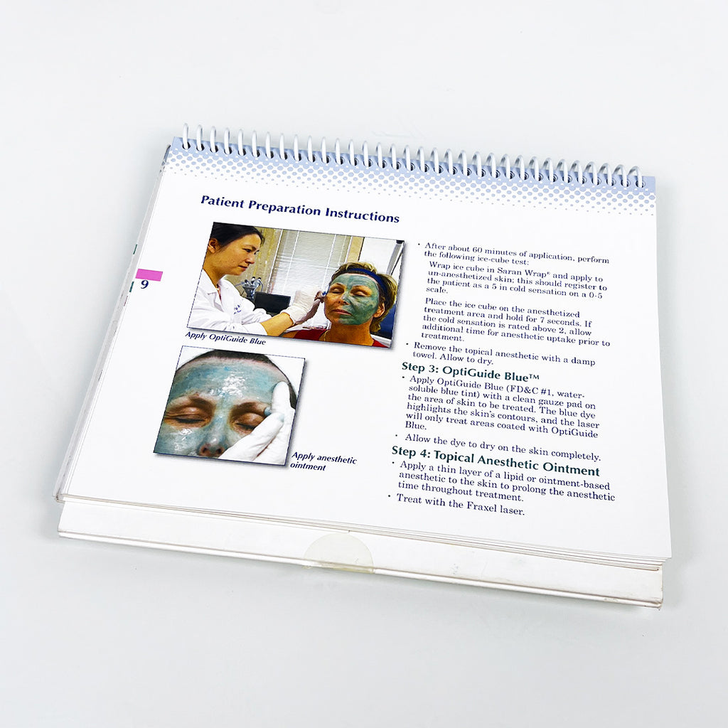 Reliant Technologies Quick Start Guide FRAXEL SR Laser Operator Treatment Care