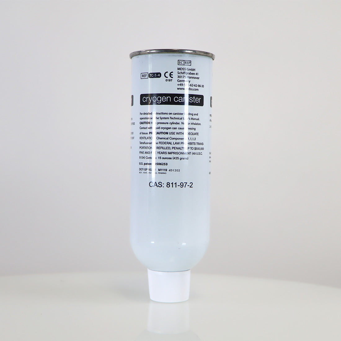 Solta Thermage TC-1-4 ThermaCool Cryogen Canister 15oz (425g) MDSS EXP-2016