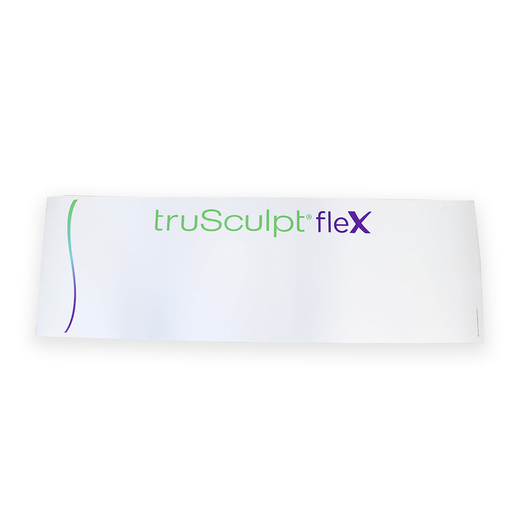 Cutera truSculpt fleX 62 x 20in Hook-Loop Wall Banner Marketing 3007643 rA