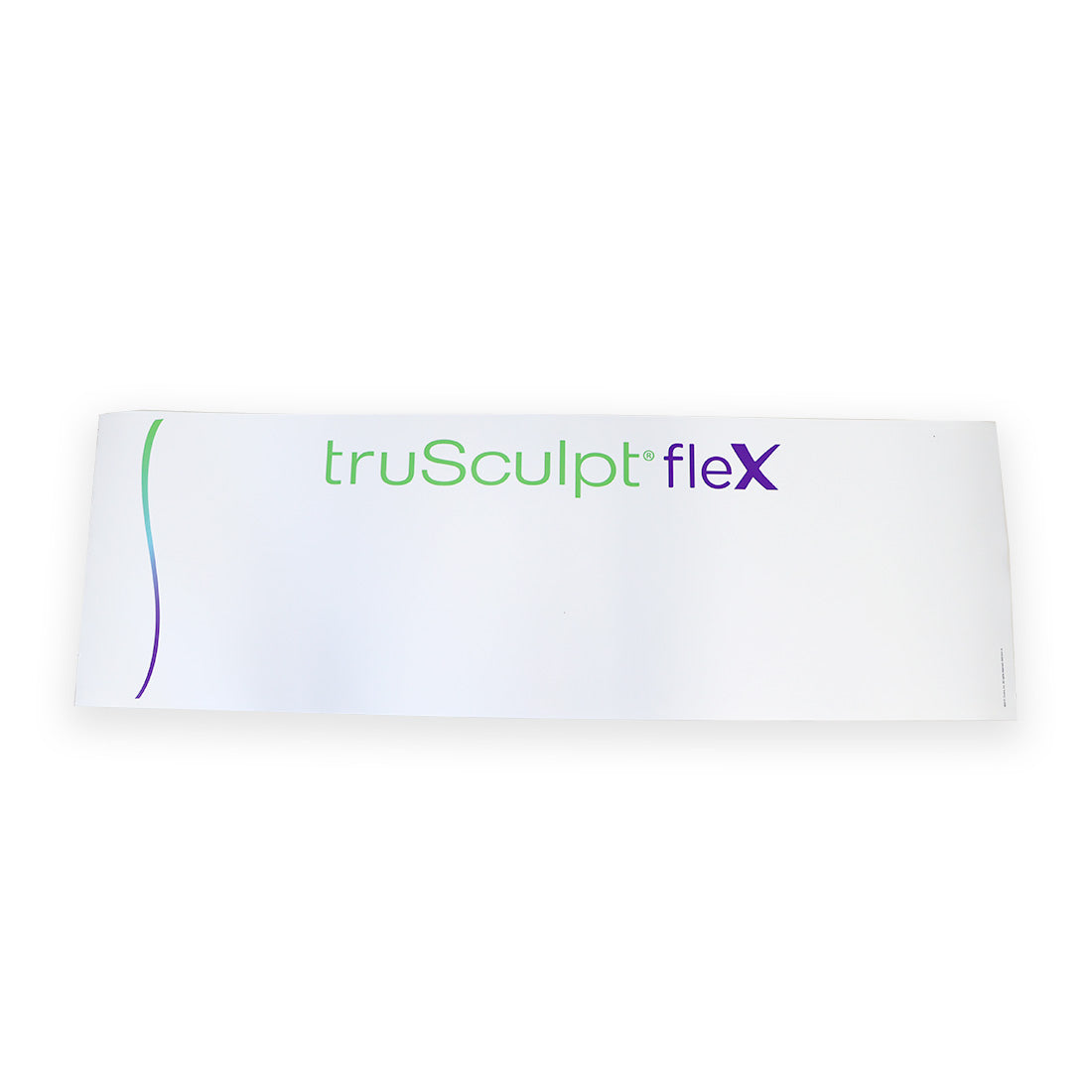 Cutera truSculpt fleX 62 x 20in Hook-Loop Wall Banner Marketing 3007643 rA