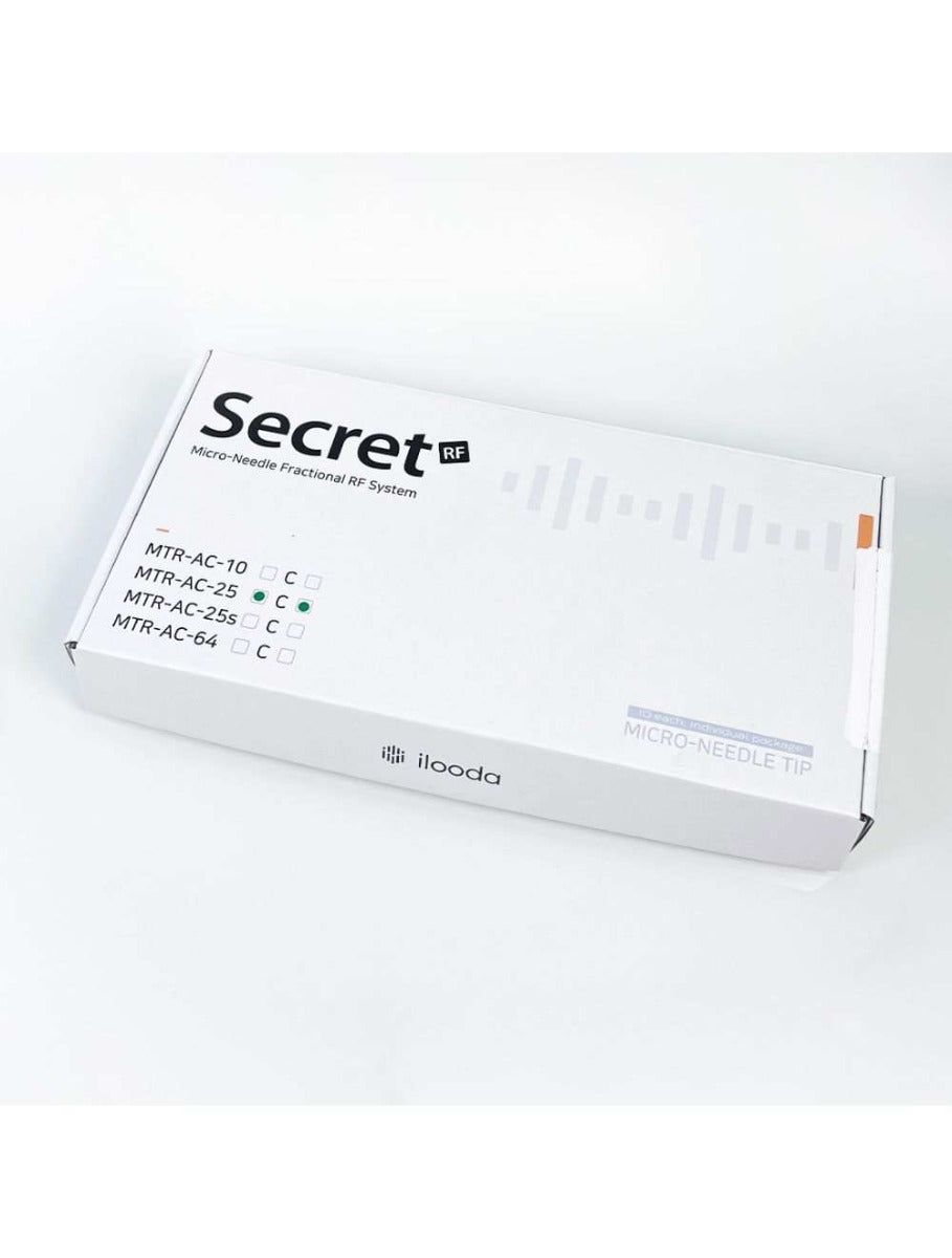 Ilooda SecretRF MTR-AC-25 Semi-Insulated Microneedle Tip (9-Pack)