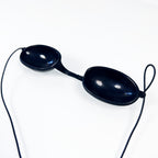 Laser Patient Protective Safety Eye Glasses Black Plastic Goggles Shields