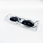 Laser Patient Protective Safety Eye Glasses Black Plastic Goggles Shields