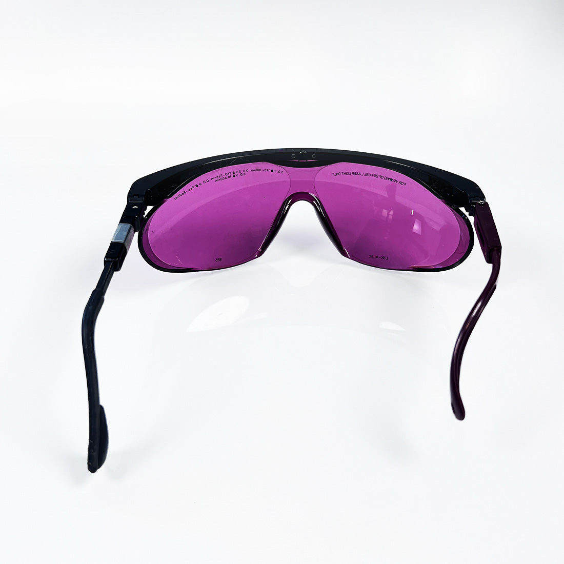 Laser Safety Glasses Eye Protection Purple Filter Frameless 190-380nm 766-860nm