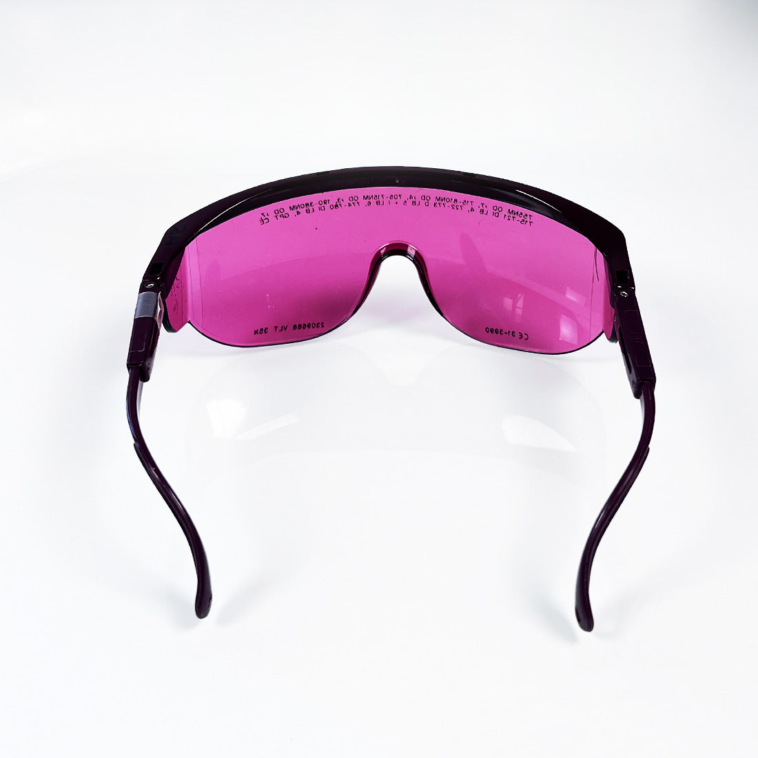 DiOptika Laser Safety Glasses Eye Protection Purple Filter Frameless 755nm