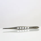 Miltex 6-28XL Dressing Forceps 5.5in Length Serrated Tips Tweezers Fenestrated