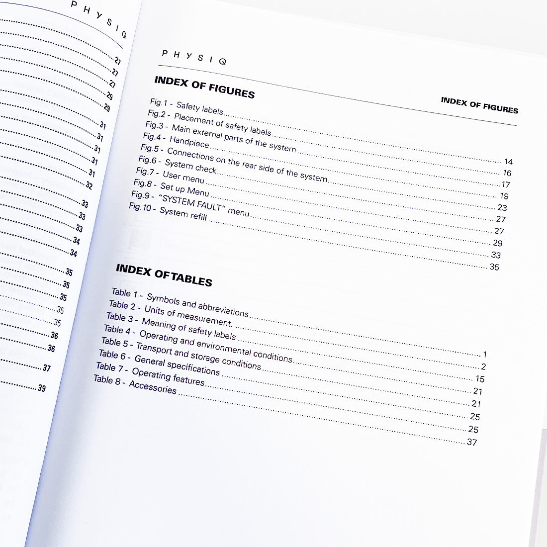 DEKA Cartessa PHYSIQ Innate Ability User Manual Guide Book Operation Book Nice