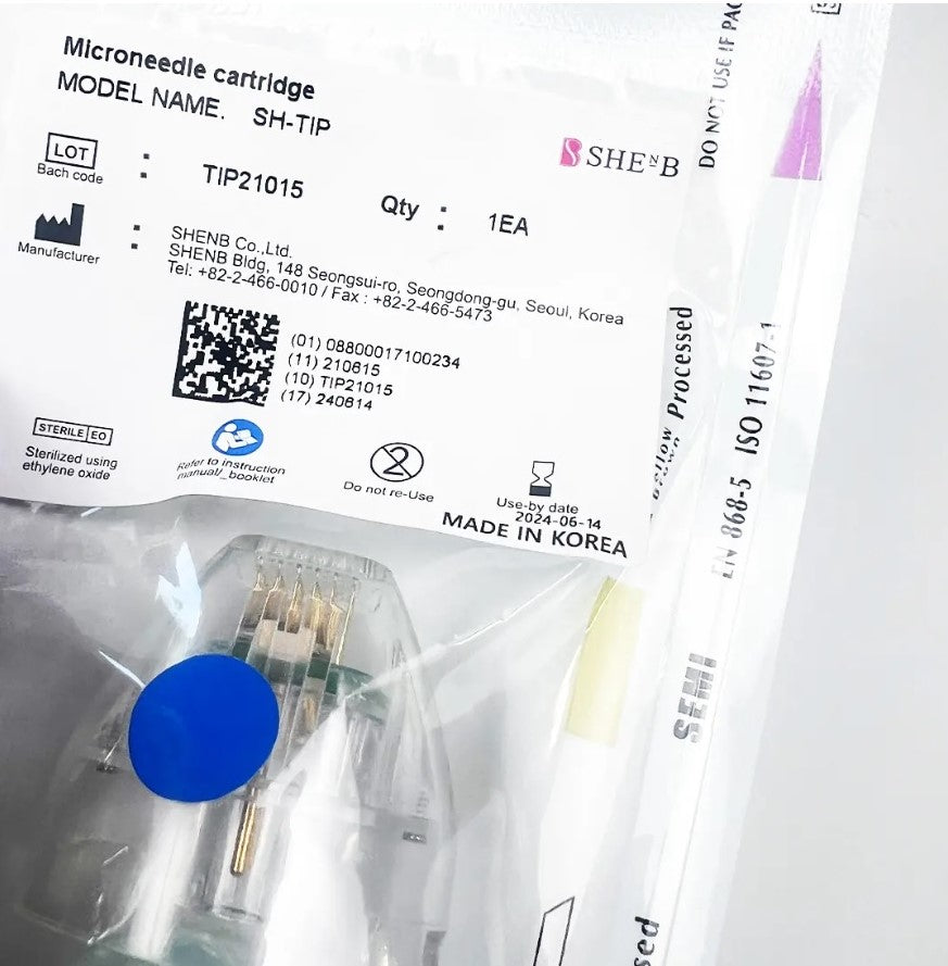 ShenB Cartessa Vivace Fractional RF Microneedle Cartridge SH-TIP Disposable Tip 06/2024
