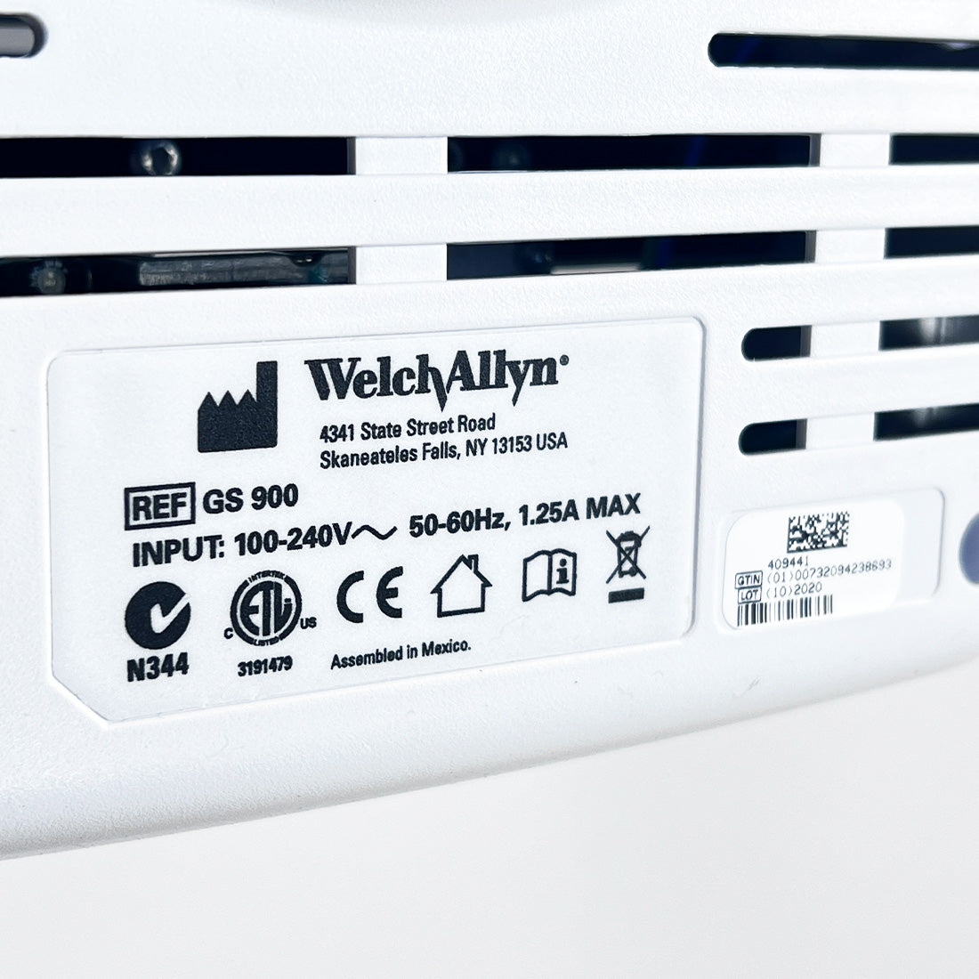 Welch Allyn GS900 Minor Procedure 6-LED Lights White Mobile Stand Green Series