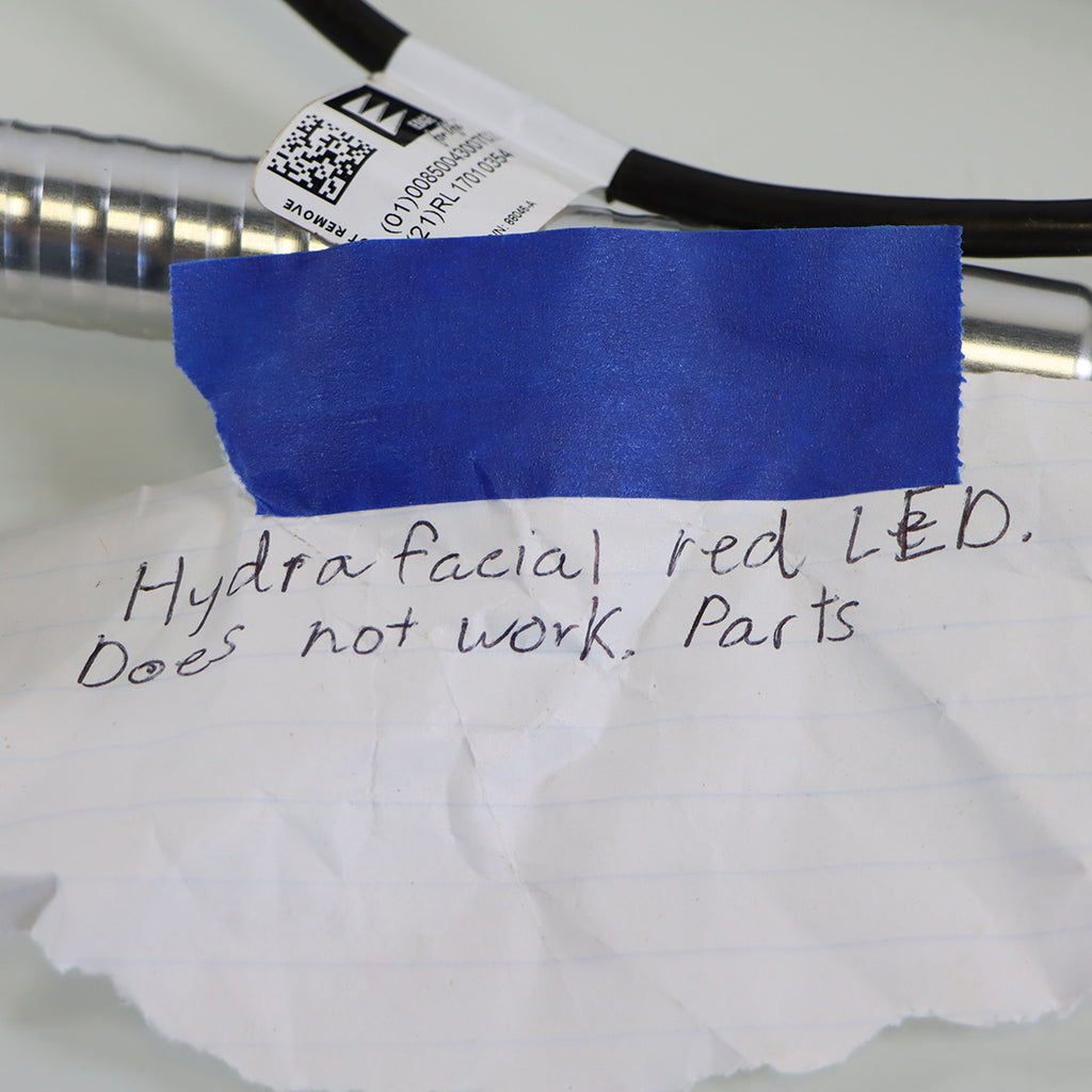 Edge Systems Hydrafacial Red LED Light Treatment Handpiece 88046-A PARTS As-Is
