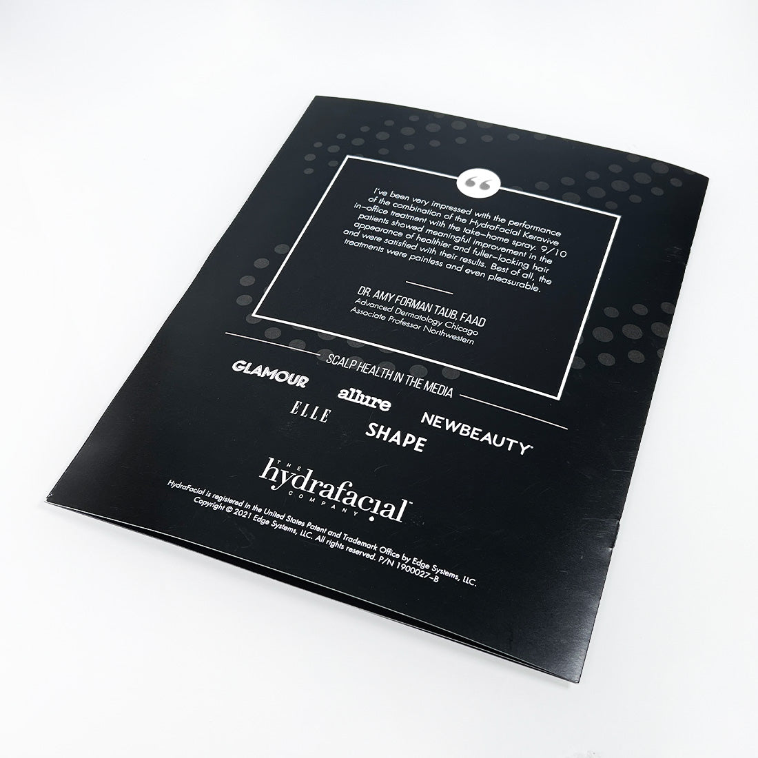Edge Systems Hydrafacial Keravive "Show Your Scalp Some Love" Office Brochure
