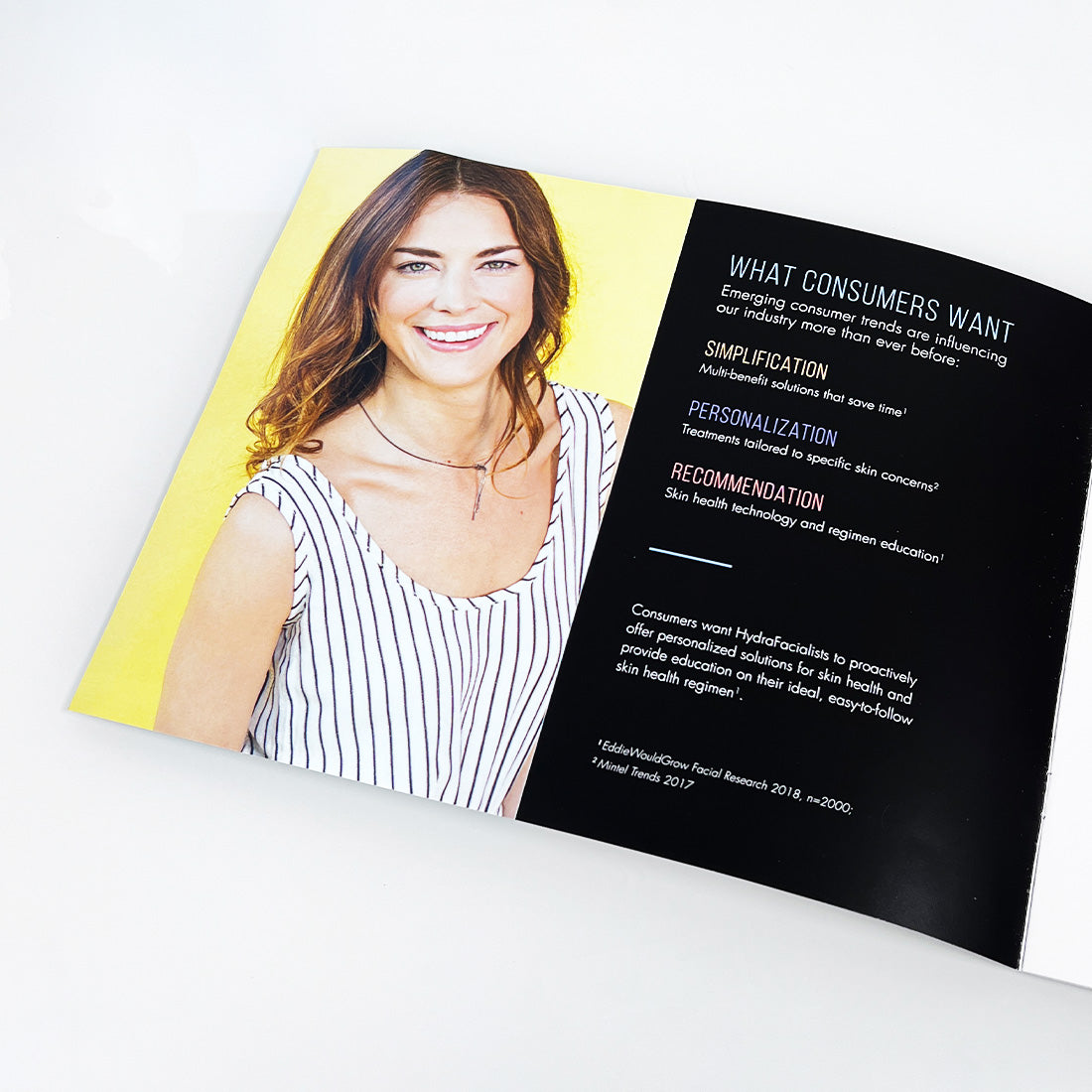 Edge Systems Hydrafacial Keravive "SKIN HEALTH. PERSONALIZED" Office Brochure