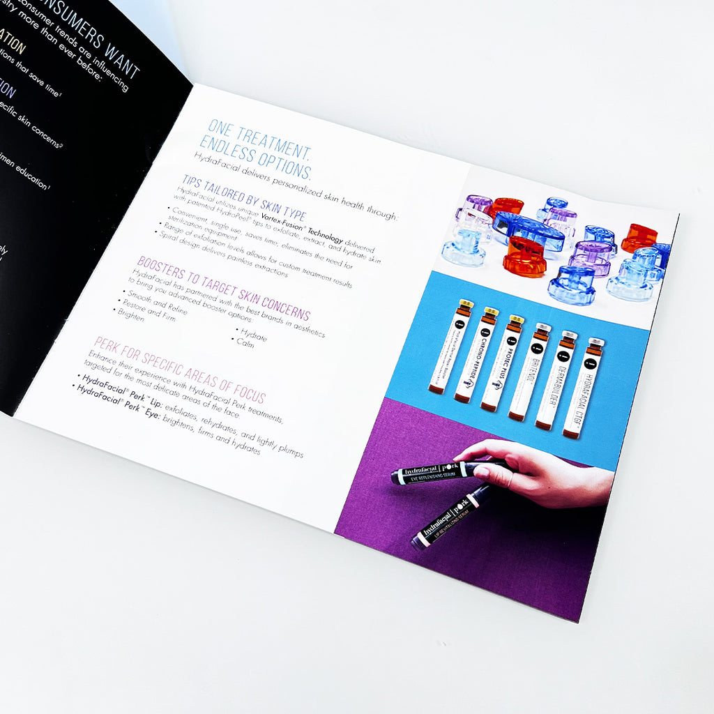 Edge Systems Hydrafacial Keravive "SKIN HEALTH. PERSONALIZED" Office Brochure