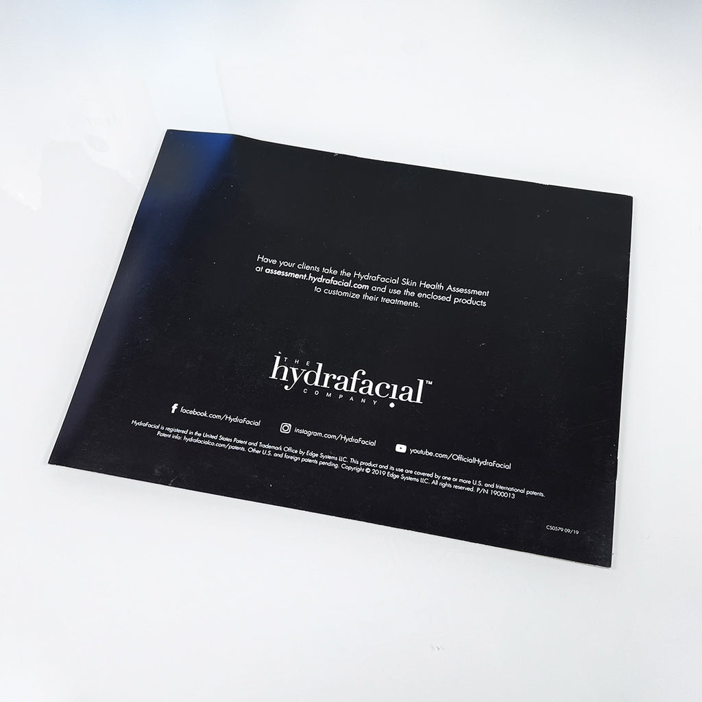 Edge Systems Hydrafacial Keravive "SKIN HEALTH. PERSONALIZED" Office Brochure