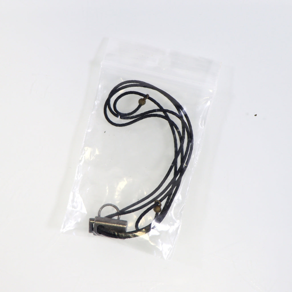 Replacement Goggle Retainer Cord Lanyard Thin Black Elastic String 22in w/ Sizer