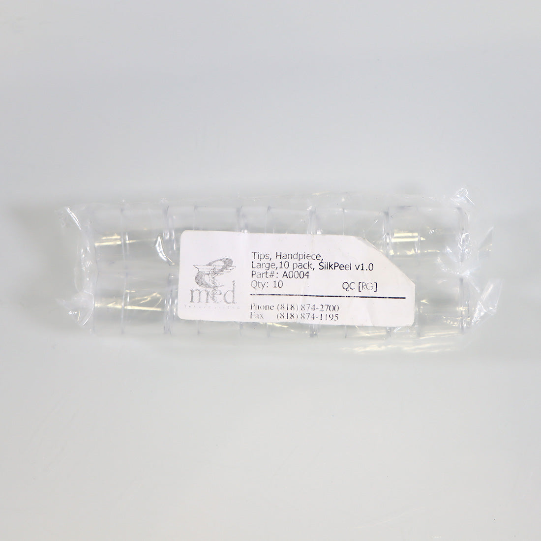 Envy Medical SilkPeel 9mm Clear Disposable Tip Cover Caps A0004/A0082