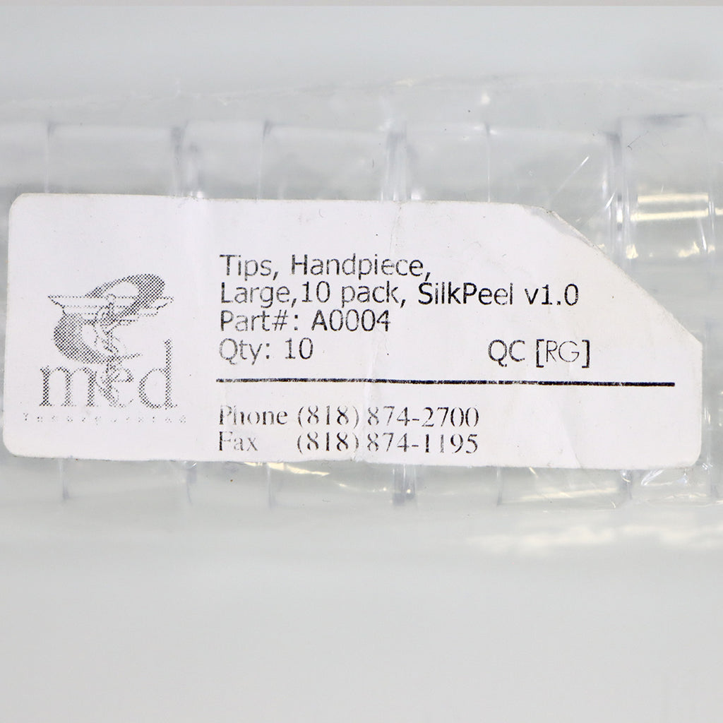 Envy Medical SilkPeel 9mm Clear Disposable Tip Cover Caps A0004/A0082