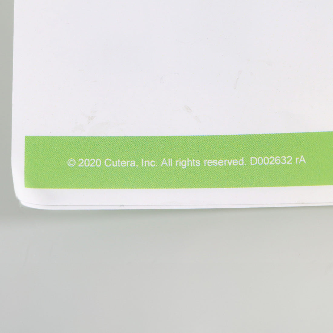 Cutera Excel V / V+ Cleaning and Disinfecting Addendum / Safety Guide D002632 rA