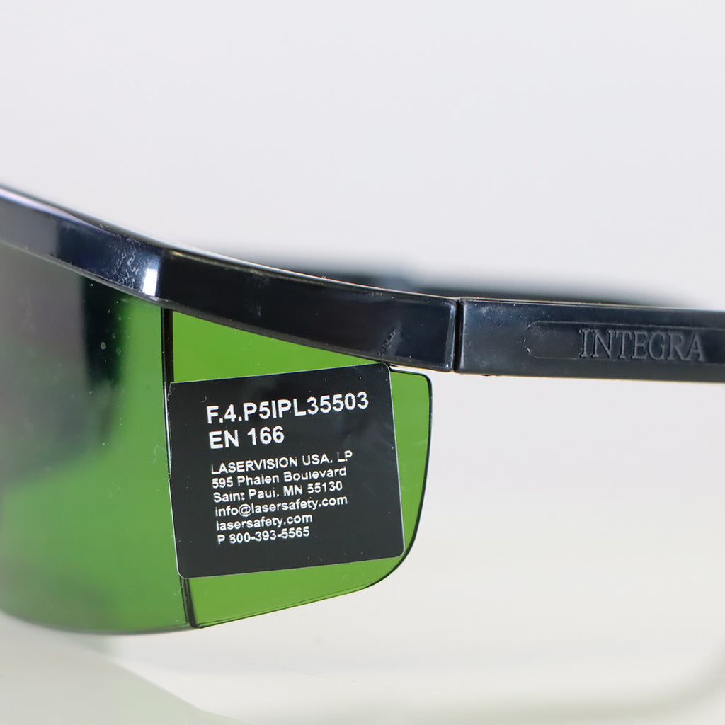 Palomar Starlux / Icon IPL Handpiece Operator Eyewear Safety Eye Glasses Green
