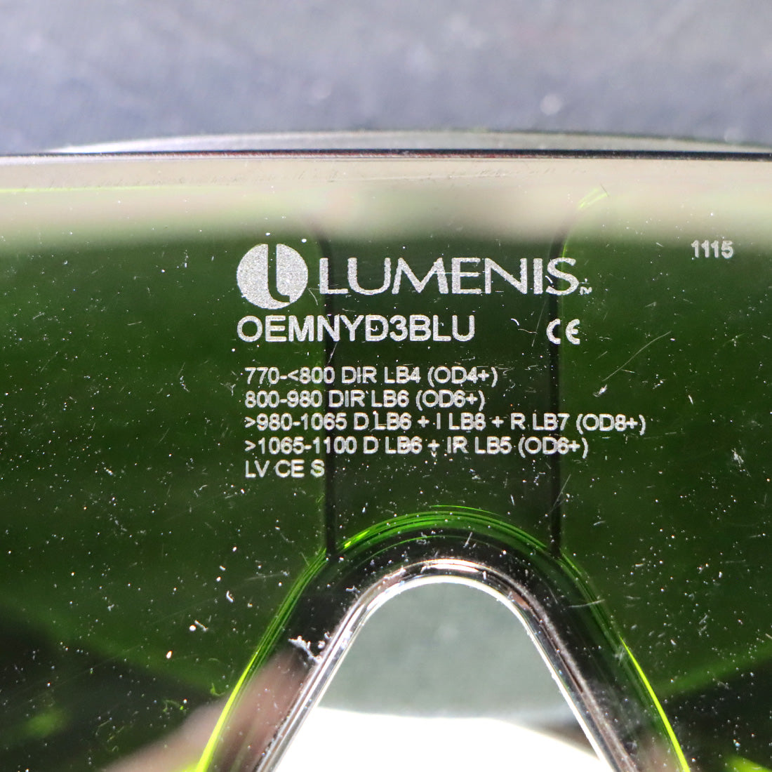 Lumenis Laservision Green Tint IPL Laser Eye Protection Safety Glasses Eyewear