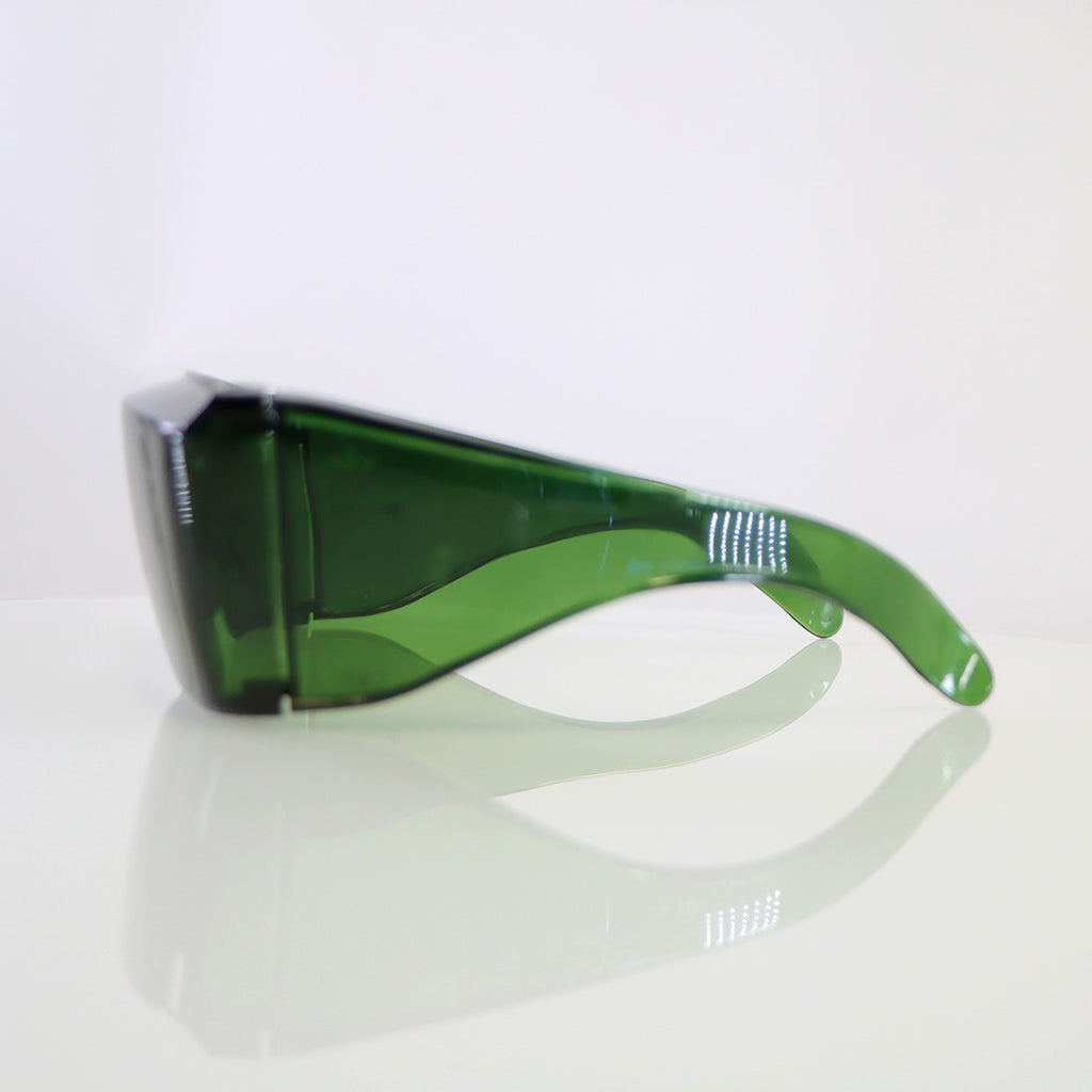 Daavlin UV Protective Eye Glasses Green Tint Eyewear Operator Eyewear Fitover