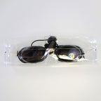 Laser Patient Black Plastic Eye Protection Shields Eyewear 180nm - 10600nm