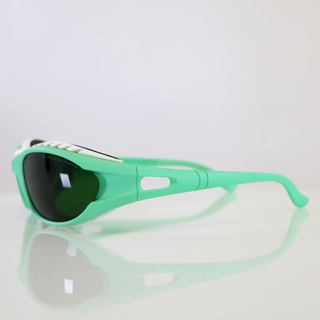 IPL Laser Safety Eye Glasses Lime Green Sport 200-2000nm UV400 Protective