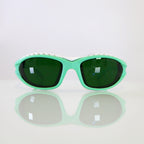 IPL Laser Safety Eye Glasses Lime Green Sport 200-2000nm UV400 Protective